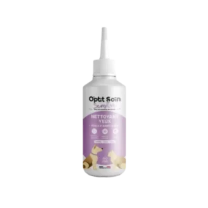 Lotion nettoyante yeux O'ptit Soin à l'huile d'arnica bio pour chien, chat et NAC
